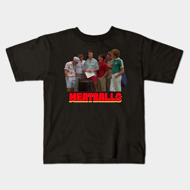 MEATBALLS Kids T-Shirt by Cult Classics